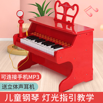 Promotion of electronic organ jj children beginology piano big number baby with learning mode karaoke microphone multifunction play