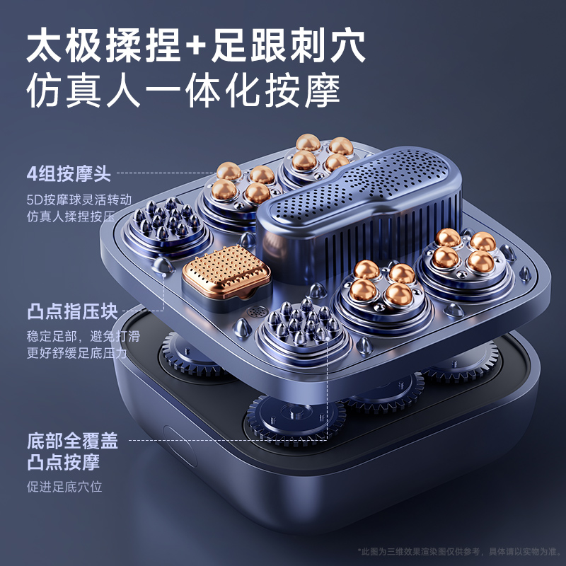 德国VTT泡脚桶加热恒温家用养生足疗洗脚盆全自动电动按摩足浴盆