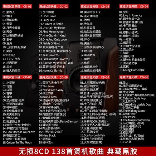 惠威试音碟cd正版发烧人声hifi黑胶唱片无损高音质cd碟片车载正品 - 图0