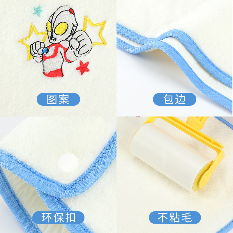 奥特曼儿童洗漱巾围兜宝宝刷牙洗脸防水毛巾多功能围嘴婴儿漱口巾,淘宝优惠券,粉丝福利购,淘宝优惠卷