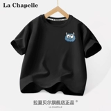 Хлопковая летняя белая цветная детская футболка с коротким рукавом для мальчиков