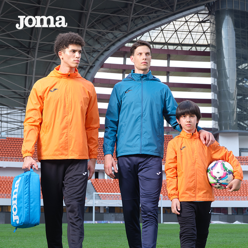 Joma25年新款风雨衣男款防泼水运动外套户外徒步登山旅行防风上衣 - 图1