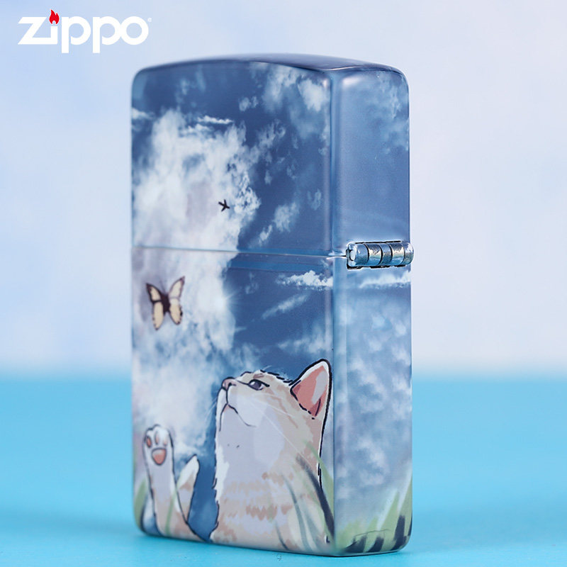 zippo芝宝正版打火机 心之所向之宝正品创意防风煤油送男朋友礼物