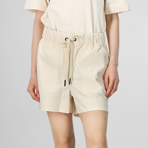 【自营】Moncler/盟可睐女士标识刺绣贴片休闲短裤2B00005 597SL - 图1