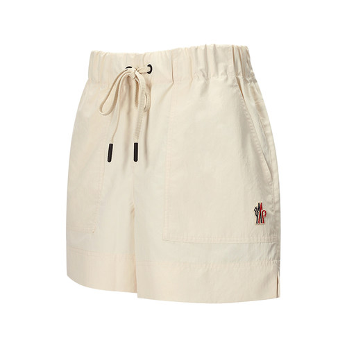 【自营】Moncler/盟可睐女士标识刺绣贴片休闲短裤2B00005 597SL - 图3