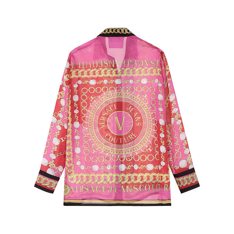 【甄品精选】VJC范思哲 女士印花长袖衬衫 75HAL2P2 NS320 - 图0