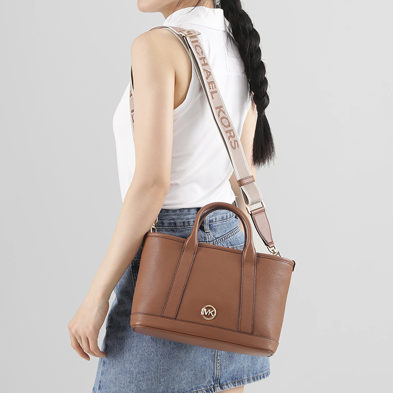 MICHAEL KORS 女士小号托特包手提单肩斜挎包 30R4G99T1L - 图1