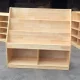 Solid wood kindergarten schoolbag cabinet children's storage cabinet domain storage cabinet Montessori teaching aid cabinet oak toy cabinet