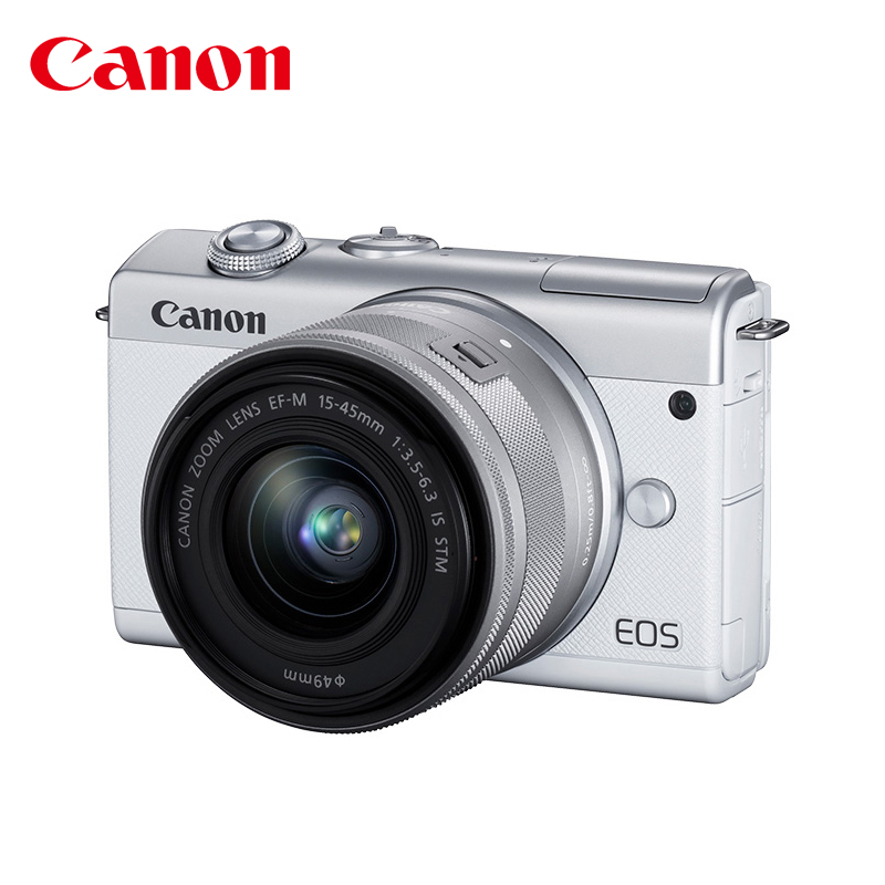 佳能EOS M200微单15-45套机入门级Vlog相机4K美颜eosm200数码摄影 - 图0