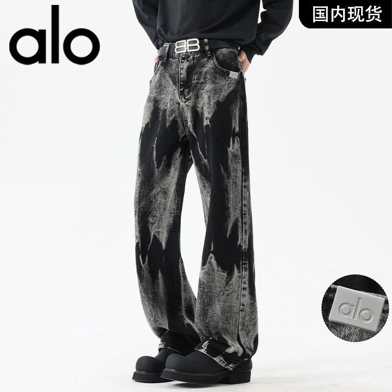 官方奥特莱斯品牌折扣 春季新款美式复古微喇迷彩直筒牛仔裤男,淘宝优惠券,粉丝福利购,淘宝优惠卷