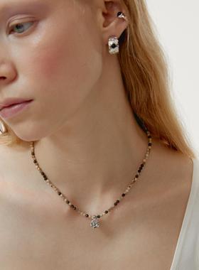 sweetwine黑玛瑙串珠度假项链