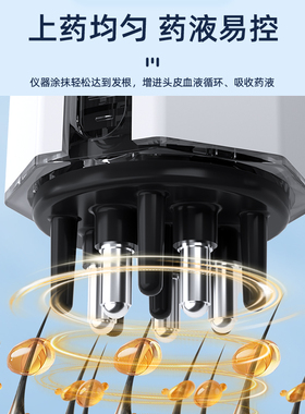 膏体头皮上药器米诺导液梳