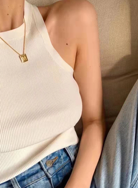 Lisa同款26英文字母项链吊坠ins