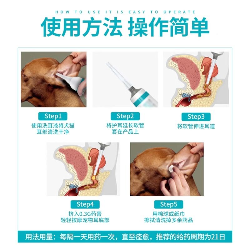 【宠医推荐】瑞普伊尔舒复方制霉菌素软膏猫咪狗狗耳螨马拉色菌药,淘宝优惠券,粉丝福利购,淘宝优惠卷