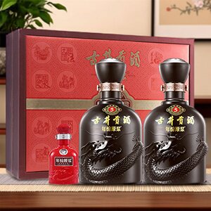 古井贡酒年份原浆古5礼盒浓香型白酒50度500mL*2瓶装纯粮食酒送礼
