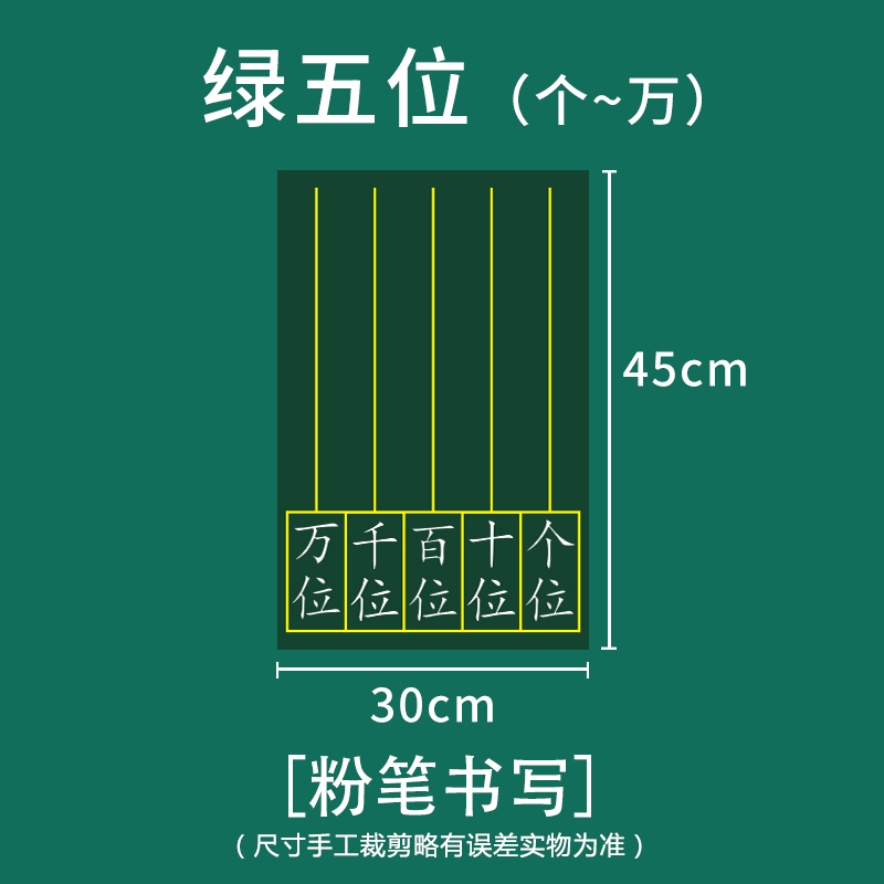 磁性计数器小学一年级数学教具教师专用数的认识十进制三五九档大号教学黑板贴个百千万亿位计数表磁性贴 - 图2