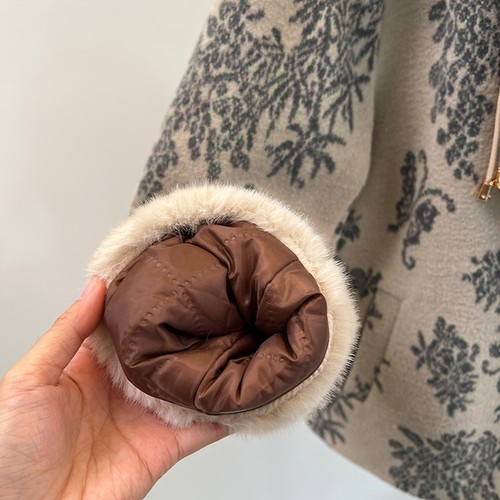 老年妈妈款冬装加绒加厚外套中老年女秋冬洋气奶奶新中式上衣棉服 - 图2