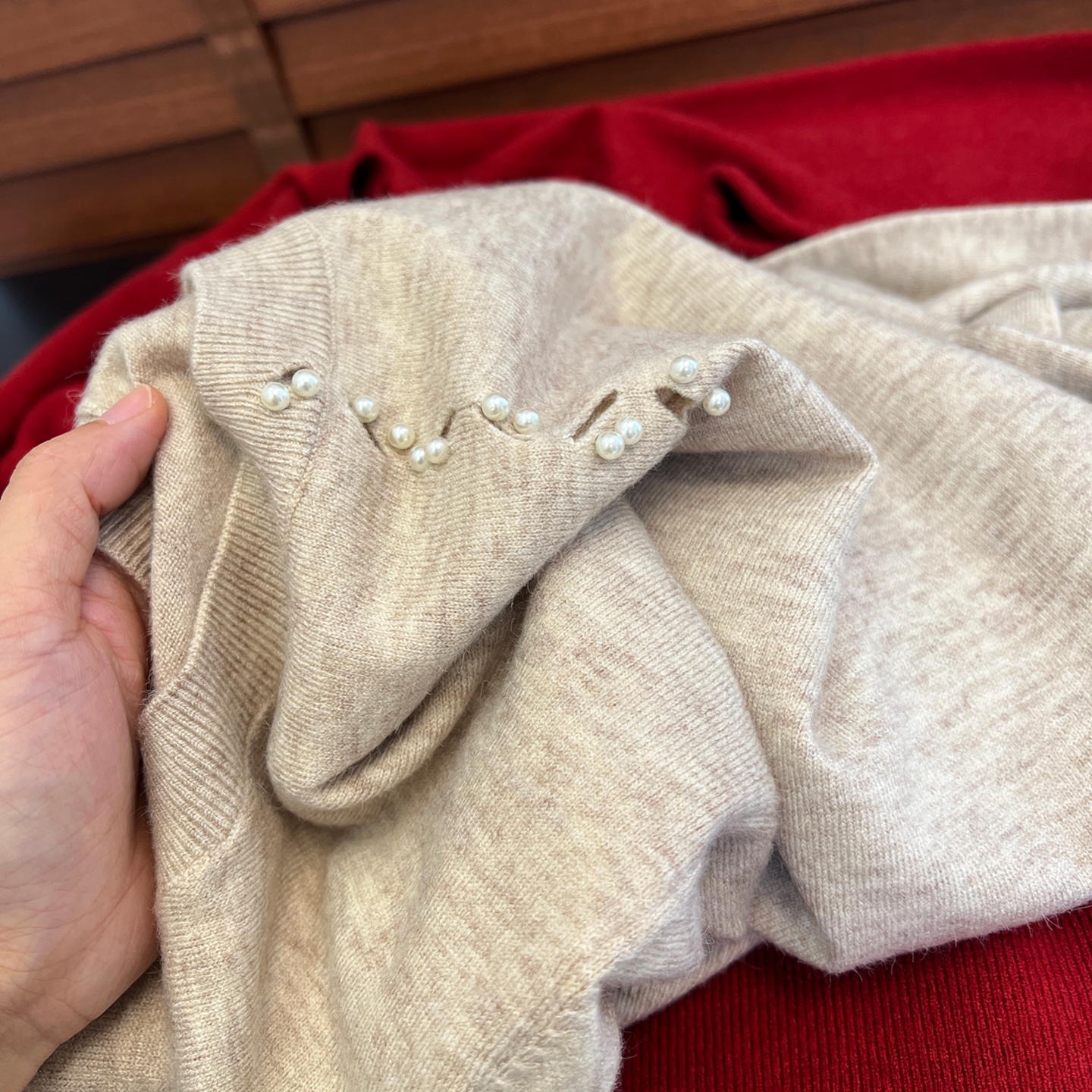 妈妈装秋季新款针织上衣时尚中老年女装春秋款打底衫长袖洋气毛衣 - 图2