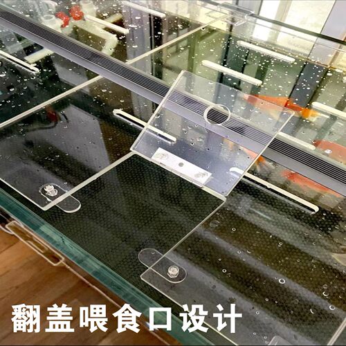 鱼缸盖板盖子上盖顶盖防跳网防跳缸定制乌龟防逃亚克力鱼缸盖防猫 - 图1