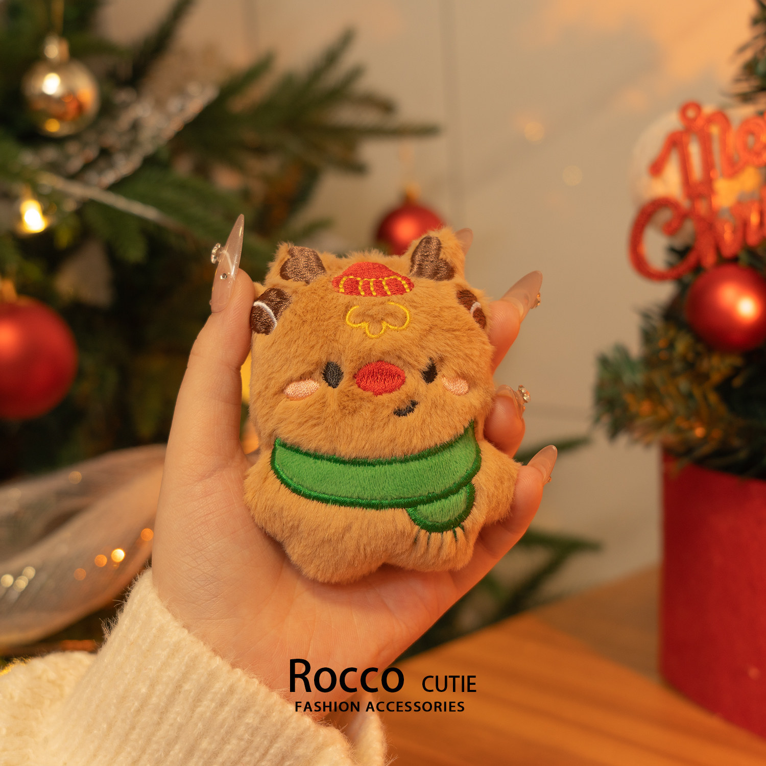 2025新款圣诞节小礼品大号毛绒胸针别针麋鹿老人树雪人配饰装饰品,淘宝优惠券,粉丝福利购,淘宝优惠卷