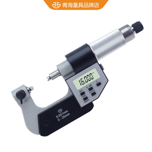 Thread medium diameter micrometer digital display electronic quantity measurement