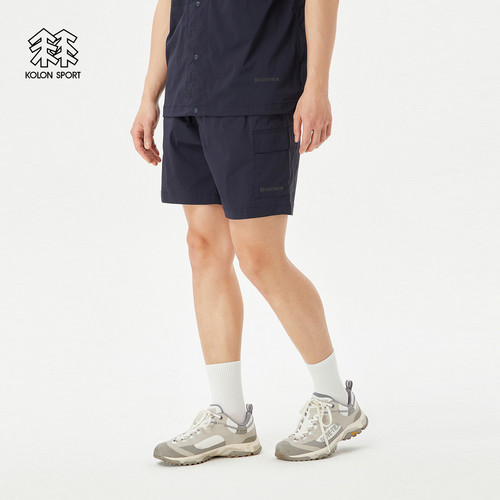 可隆KOLON SPORT户外DAYPACK CARGO梭织徒步防泼水男短裤韩国正品 - 图1