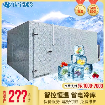 Guizhou Ice Bank Cold Storage Depot Full Range Equipment Fruit Vegetables Refrigeration Ventilator Small Crisper Freezer Frozen Cold Store Freezer Freezer