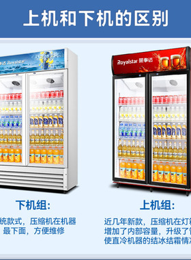 荣事达冷藏展示柜商用保鲜饮料柜