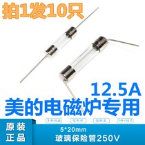 Imported beauty induction stove accessories Insurance tube 250V 10A 10A 5A 5A 15A with lead wire fuse 5 * 20m