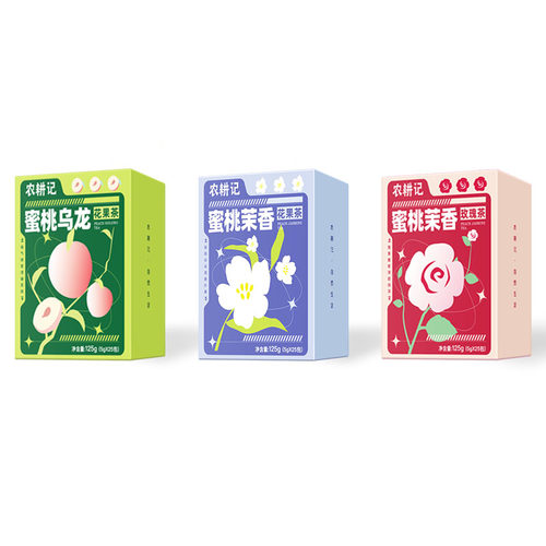 农耕记花果茶红枣养生茶玫瑰花茉莉花枸杞菊花水果茶蜜桃乌龙茶包 - 图2