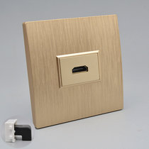 22HDMI high T clear panel 86 Type of home wall socket 2 0 Straight insertion elbow free of welding concealed multimedia a