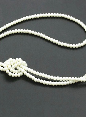 日韩仿仿珍珠毛衣链长款项链配饰女衣服韩国百搭夏季挂件连衣裙装