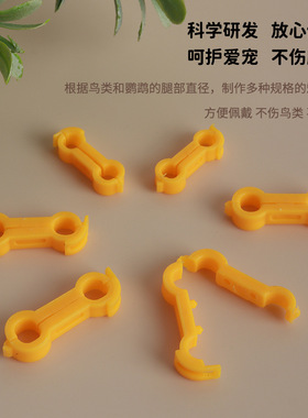 康复辅助脚环八字腿小太阳玄凤芦丁鸡鹦鹉矫正器一字套固定夹