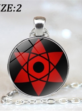 火影忍者轮回眼万花筒写轮眼系列时光仿仿仿宝石项链时尚黑色毛衣