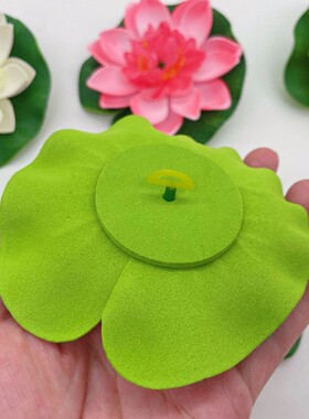 仿真睡莲荷花莲花多颜色装饰道具鱼缸造景道具多用途摆件莲叶水族