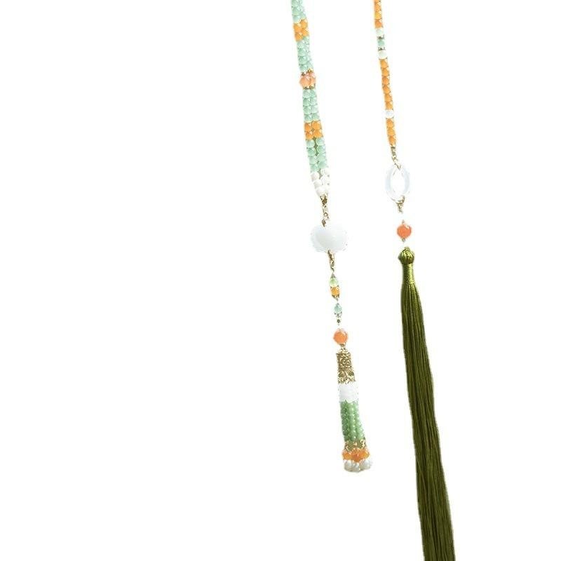 流苏链吊坠吊坠2025新款襟古装汉服步国风腰坠配饰唐装女士,淘宝优惠券,粉丝福利购,淘宝优惠卷