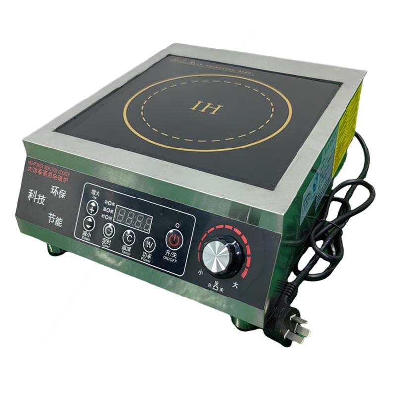 商用家用台式大功率凹面电磁炉爆平面汤锅炉卤肉商业猛火灶5KW炒 - 图0