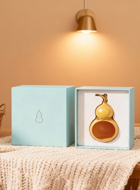 实木福禄葫芦摆件吉祥桌面摆饰