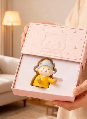 可爱猫咪小夜灯钥匙扣挂件礼品