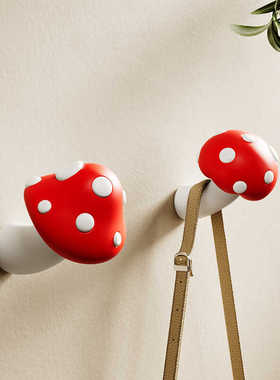 新款个性冰箱衣帽无痕钉蘑菇挂钩