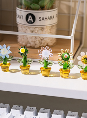 2025新款网红车载摆件创意向日葵汽车车内中控台装饰品女生小礼物