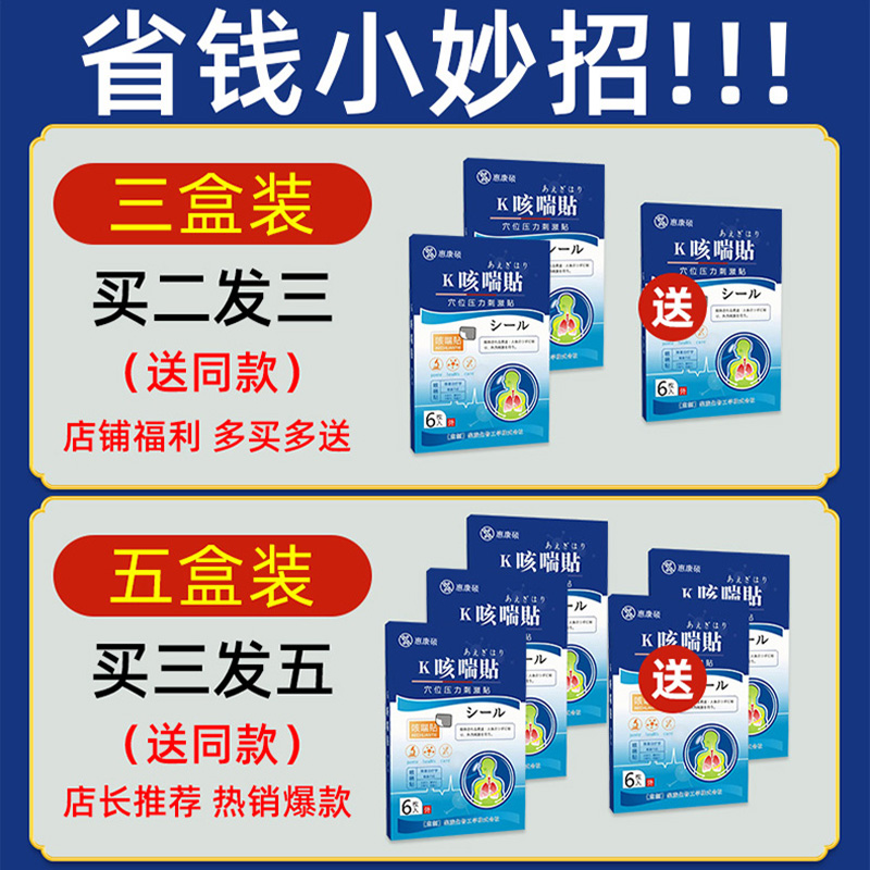 支原体肺炎贴宝宝小儿清肺化痰止咳平喘润肺咳嗽贴止咳化痰中药贴-图2