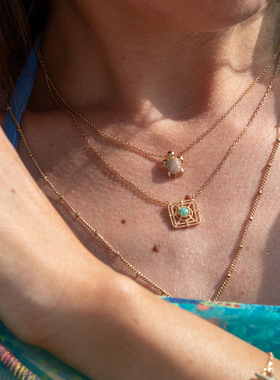 JFB小海龟项链女法国进口不掉色