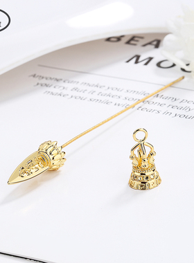 男女Ｓ925　银吊坠空托镶嵌天珠