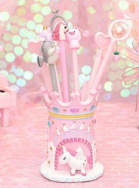 礼物可爱独角兽潮玩摆件桌面收纳