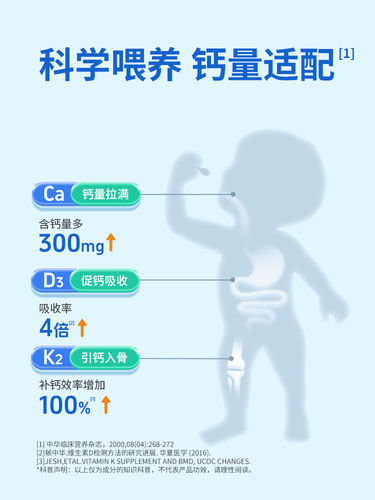 【阿里大药房】健敏思小蓝盒液体钙无敏原100+婴幼儿d3敏宝K2-zb - 图1