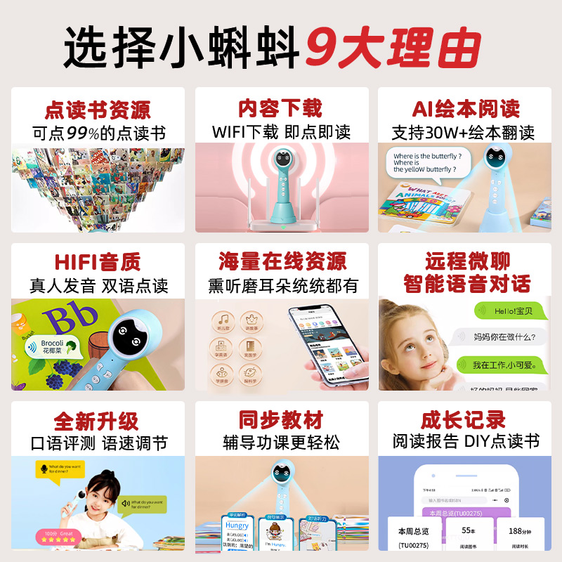 六一儿童节男孩0-3生日礼物3-6岁玩具益智点读笔女童两周2岁礼盒-图0