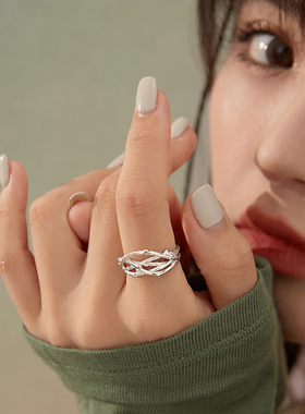 开口可调节戒指女轻奢小众设计