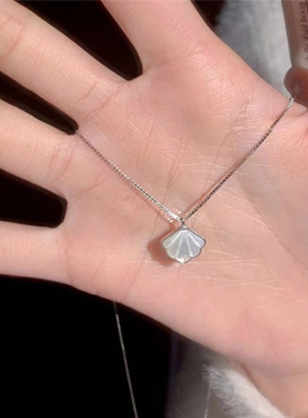 一贝子项链女高级感轻奢ins小众简约百搭情人节送女友