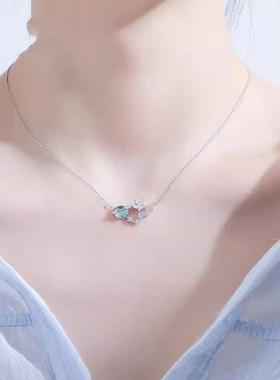 韩版星空项链女锁骨链简约Ins气质吊坠闺蜜项链三人女友生日礼物